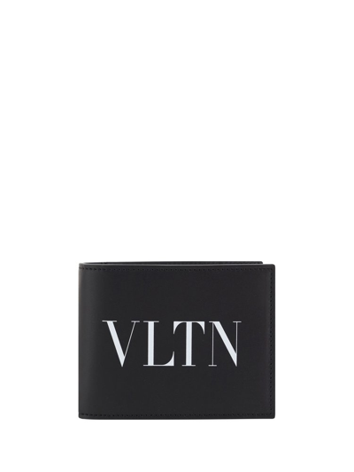 Shop Valentino Vltn Logo Printed Bi In Black