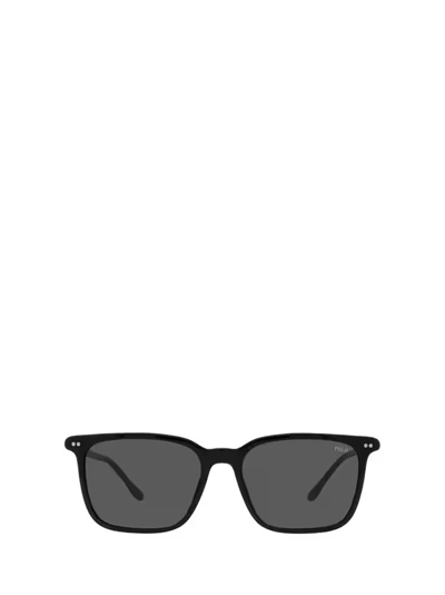 Shop Polo Ralph Lauren Square Frame Sunglasses In Black
