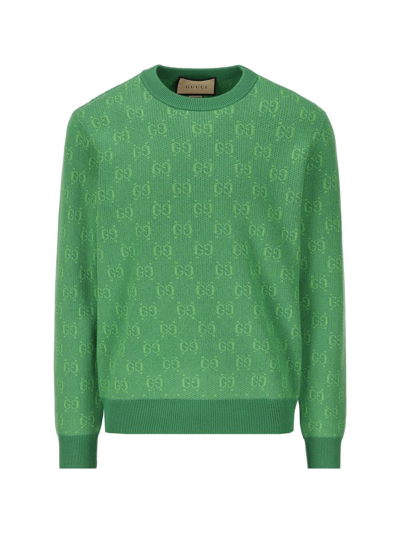 Shop Gucci Monogram In Green