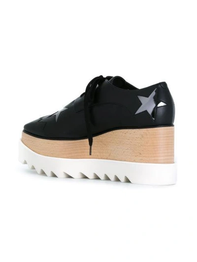 Shop Stella Mccartney Elyse Stars Platform Shoes In Black