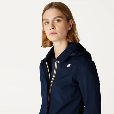 Shop K-way Jacket In Blue