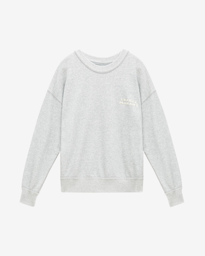 Shop Isabel Marant Shad Logo Sweatshirt In Grey