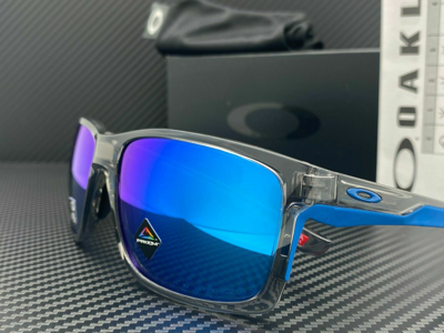 Pre-owned Oakley ✅  Mainlink Xl Oo9264-4261 Gray Ink W/ Prizm Sapphire Iridium Sunglasses