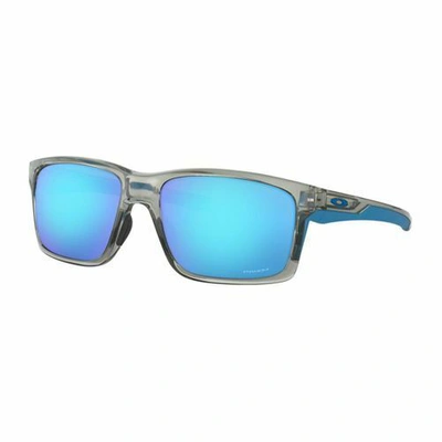 Pre-owned Oakley ✅  Mainlink Xl Oo9264-4261 Gray Ink W/ Prizm Sapphire Iridium Sunglasses