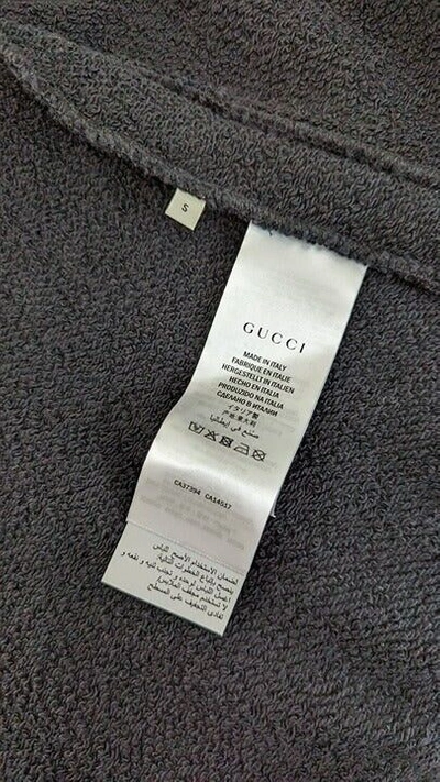 Pre-owned Gucci Men's Chevron Stripe Sweatshirt Multi Color Size S (msrp $1,800) In Multicolor