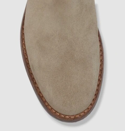 Pre-owned Isabel Marant $775  Women's Beige Susee Suede Western Boot Shoes Size 37 Eu/7 Us