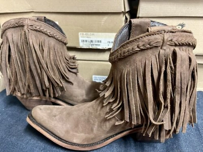 Pre-owned Freebird By Steven Howdy Boot Size 7 Rare Msrp $350. Leather Soles In Brown