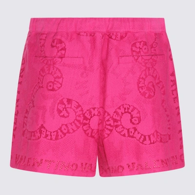 Shop Valentino Shorts Fuchsia