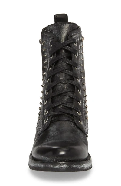 Shop Frye Veronica Rebel Combat Boot In Black