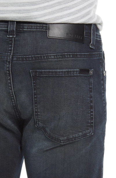 Shop Fidelity Denim Jimmy Slim Straight Leg Jeans In Aquatic