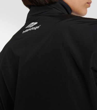 Balenciaga Women's 3b Sports Icon Small Fit Tracksuit Jacket In Black