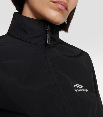 Balenciaga Women's 3b Sports Icon Small Fit Tracksuit Jacket In Black