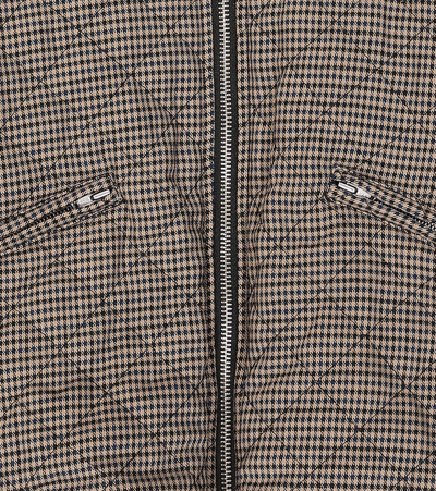 Molo Hanne Checked Bomber Jacket In Multicoloured