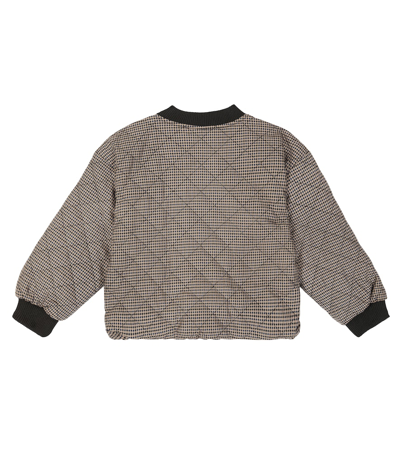 Molo Hanne Checked Bomber Jacket In Multicoloured