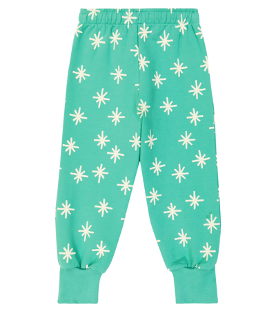 Tinycottons Snow Cotton-blend Sweatpants In Green