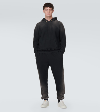 Les Tien Black Heavyweight Hoodie In Black