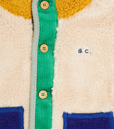 Shop Bobo Choses Baby Faux Shearling Jacket In Multicoloured