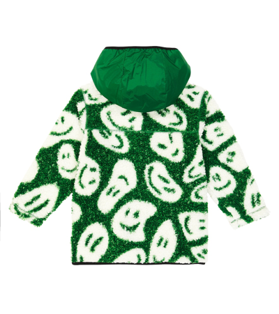 Shop Molo Uberto Fleece Jacket In Green
