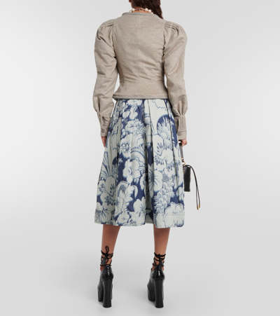 Vivienne Westwood Gexi Spencer Wool-blend Jacket In Beige