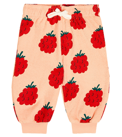 Shop Tinycottons Baby Cotton Jersey Sweatpants In Multicoloured