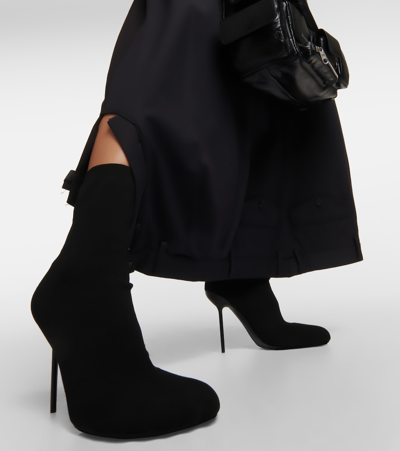 Shop Balenciaga Anatomic Sock Ankle Boots In Black