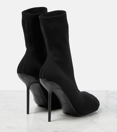 Shop Balenciaga Anatomic Sock Ankle Boots In Black