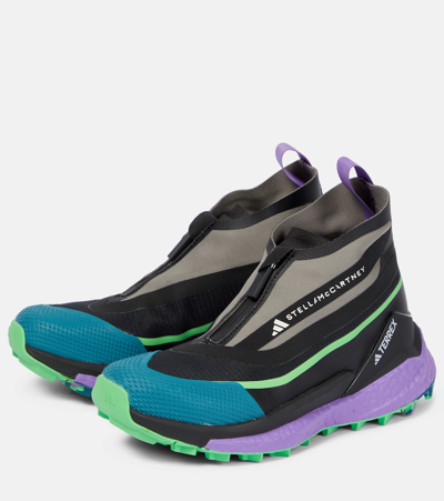 Shop Adidas By Stella Mccartney X Terrex Free Hiker High-top Sneakers In Multicoloured