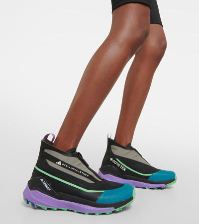 Shop Adidas By Stella Mccartney X Terrex Free Hiker High-top Sneakers In Multicoloured