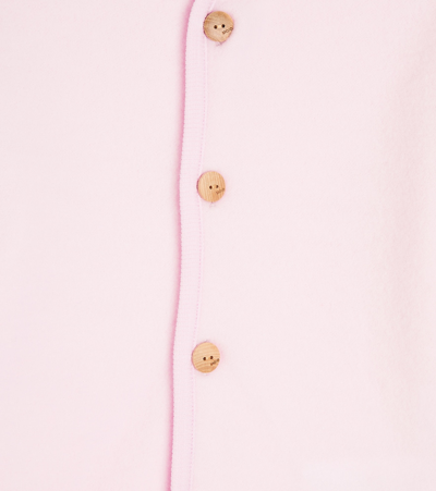 Molo Baby Umber Wool Cardigan In White