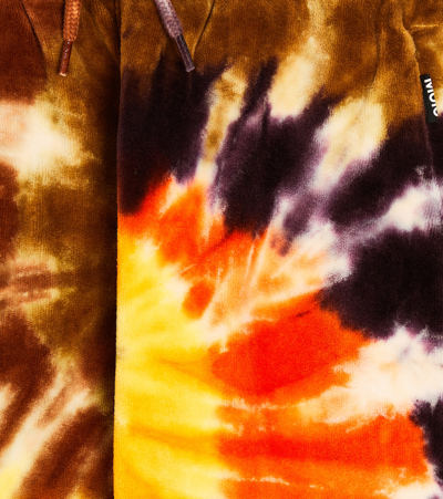 Molo Alvar Tie-dye Cotton Sweatpants In Multicoloured