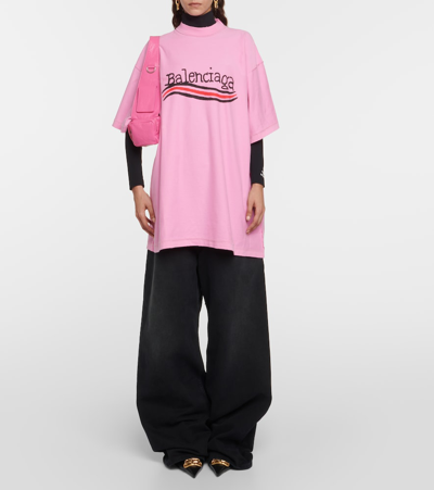 Balenciaga High-rise Wide-leg Jeans In Black