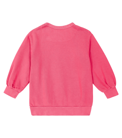 Tinycottons Printed Cotton Jersey Sweatshirt In Pink