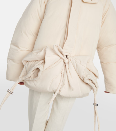 Shop Jacquemus La Doudoune Capullo Puffer Jacket In White