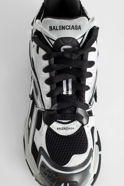 Shop Balenciaga Man Black&white Sneakers