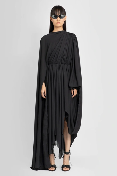 Shop Balenciaga Woman Black Dresses