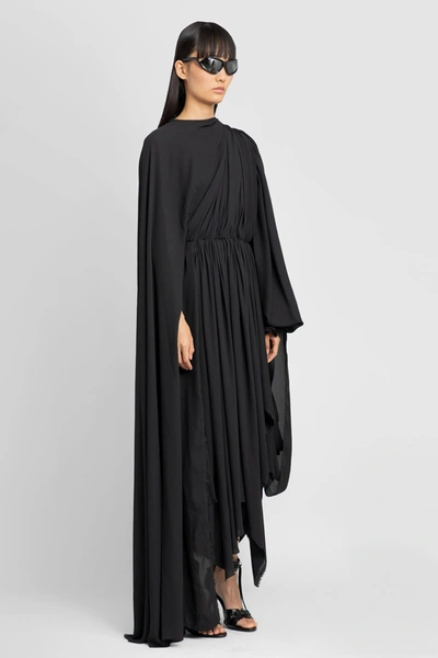 Shop Balenciaga Woman Black Dresses