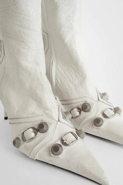Shop Balenciaga Woman White Boots