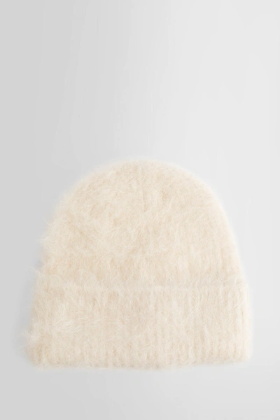 Shop Totême Woman Off-white Hats