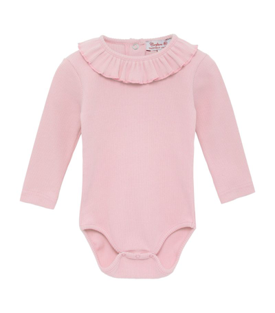 Shop Trotters Stretch-cotton Grace Willow Bodysuit (3-24 Months) In Pink