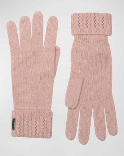 Gorski Cashmere Gloves In Pink