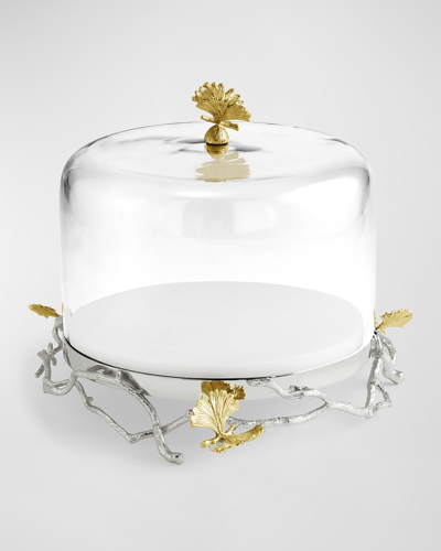 Shop Michael Aram Butterfly Ginkgo Cake Stand With Dome