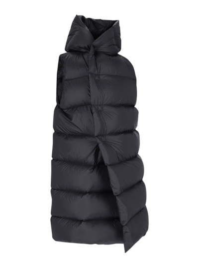 Shop Rick Owens Long Padded Vest