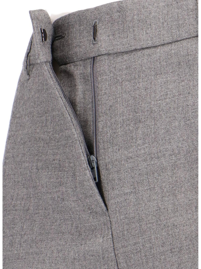 Incotex Tailored Pants In Grigio Cenere