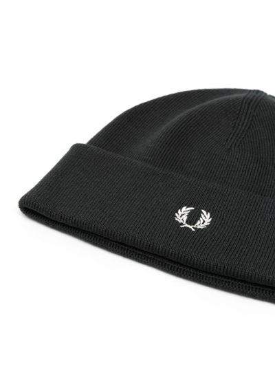 Shop Fred Perry Fp Merino Cotton Beanie