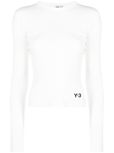 Shop Y-3 Fitted Long Sleeve Tee