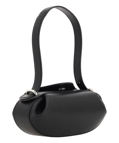Shop Yuzefi Dinner Roll Mini Shoulder Bag In Black