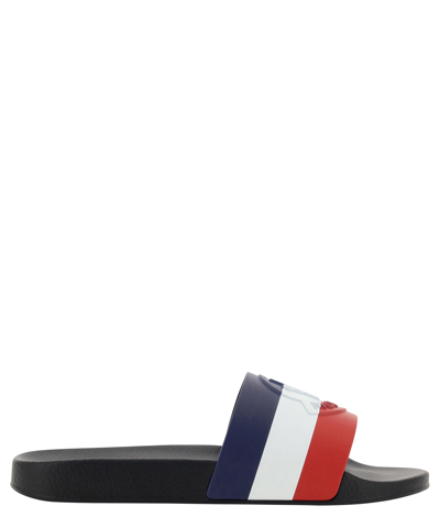 Shop Moncler Basile Sandals In Multicolor