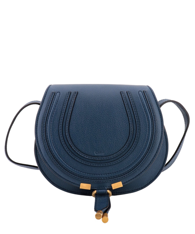 Shop Chloé Marcie Crossbody Bag In Blue