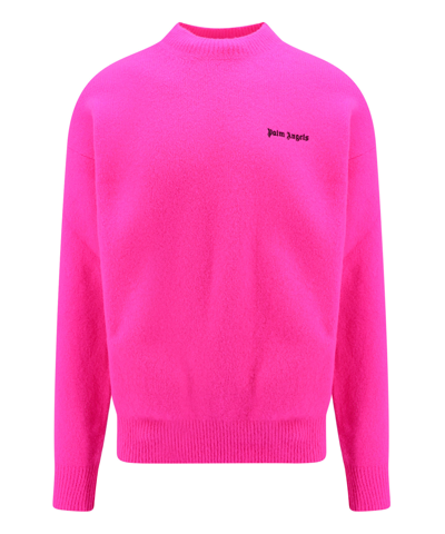 Shop Palm Angels Sweater In Pink