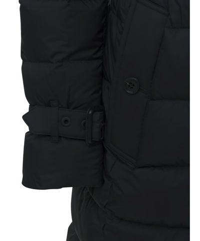 Shop Burberry Coat In Black